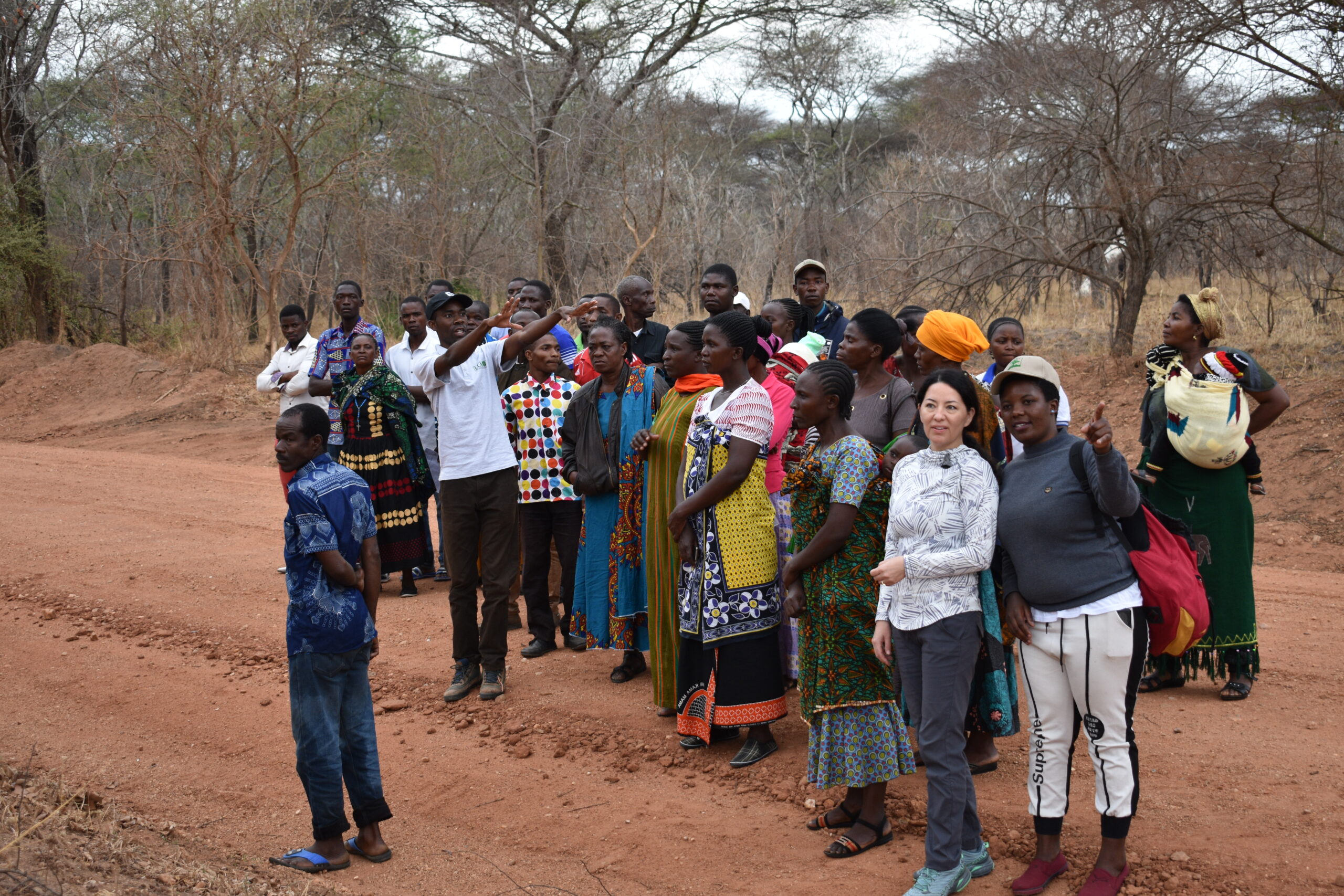 WASIMA team with community members