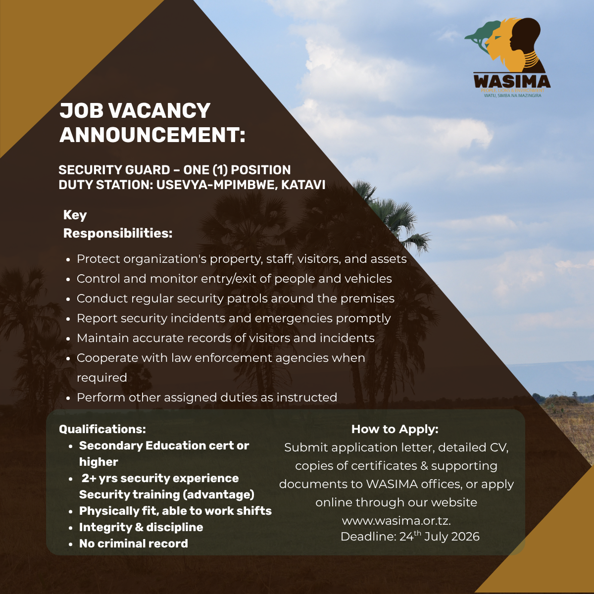 Security Guard Job Vacancy